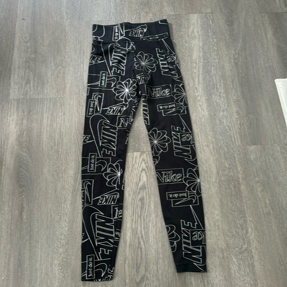Nike Icon Clash Logo High Waisted Cotton Comfortable Leggings / Tights XS